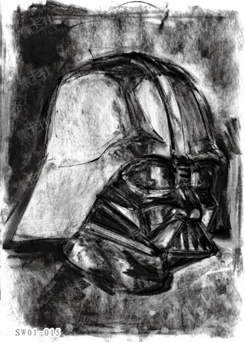 Charcoal Hand Drawing