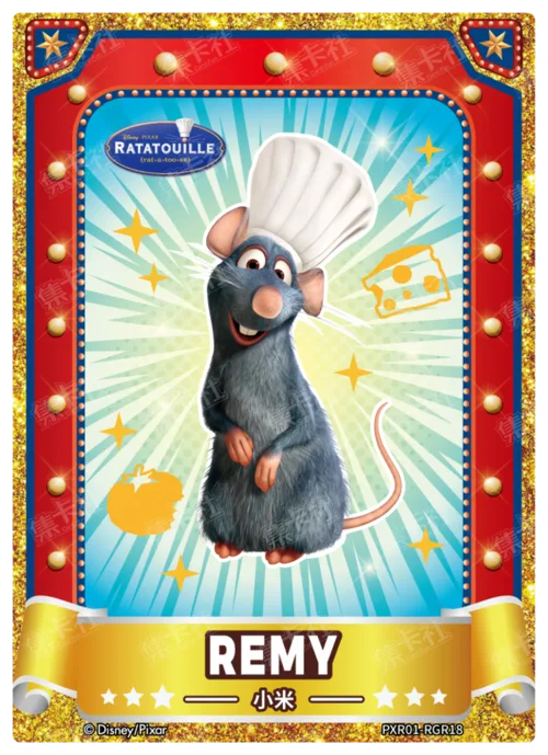 Red Foil Poster Card