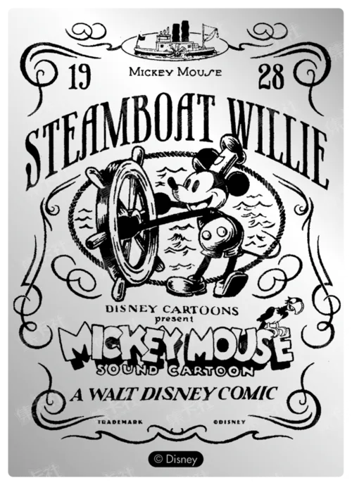Mickey Pure Silver Card