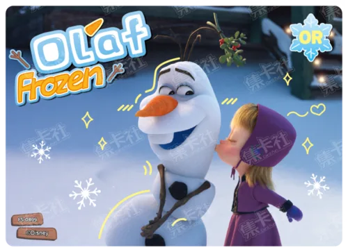 Olaf's Joy Poster Card