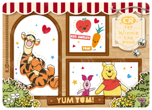 Wooden Window Clear Card