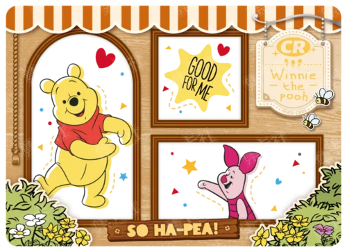 Wooden Window Clear Card