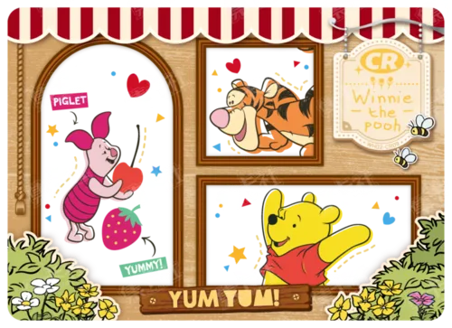 Wooden Window Clear Card