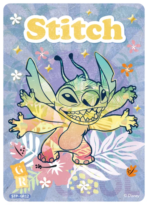 Colour Vintage Drawing Card