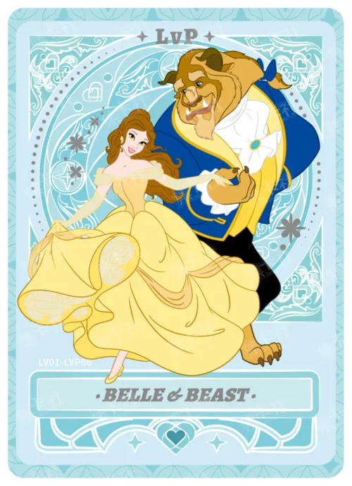 Romance Card (Teal Diamond Foil)