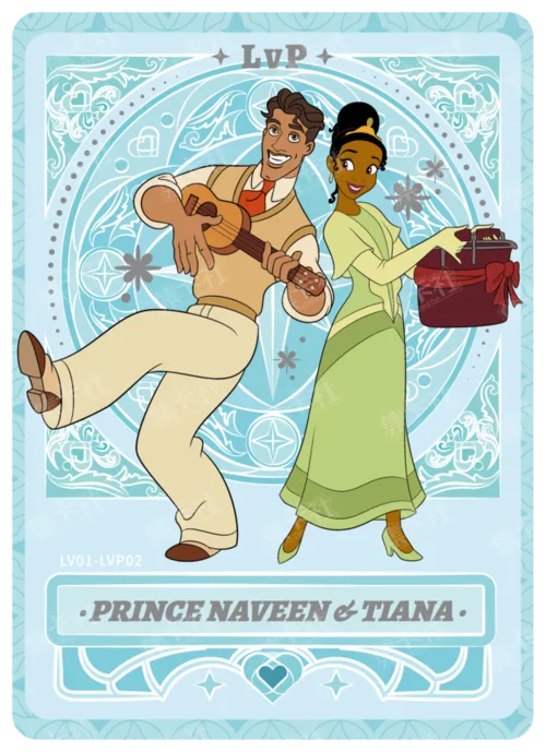 Romance Card (Teal Diamond Foil)