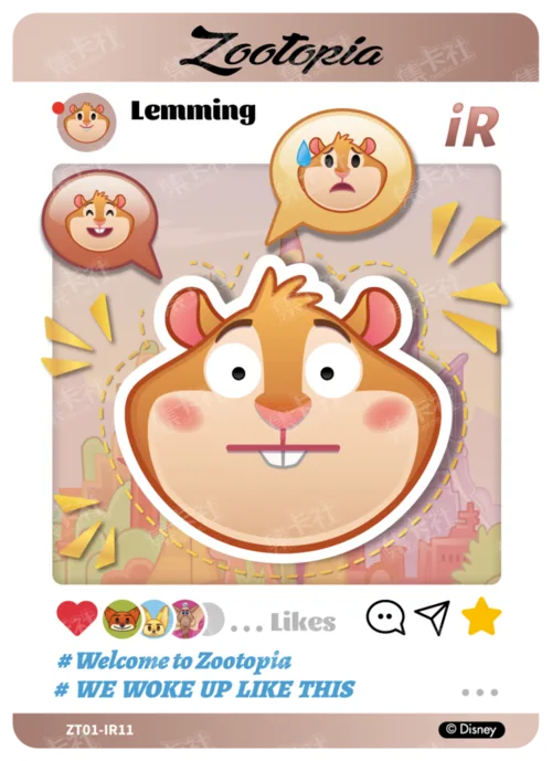 Insta Reaction Card
