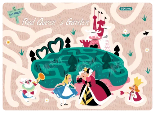 Wonderland Map Card