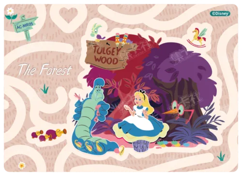 Wonderland Map Card