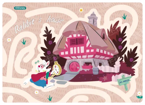 Wonderland Map Card