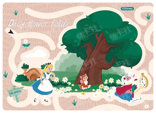 Wonderland Map Card