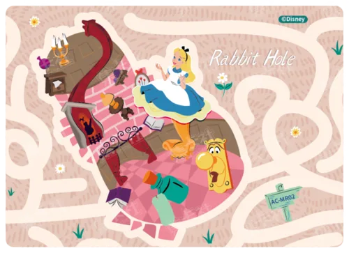 Wonderland Map Card