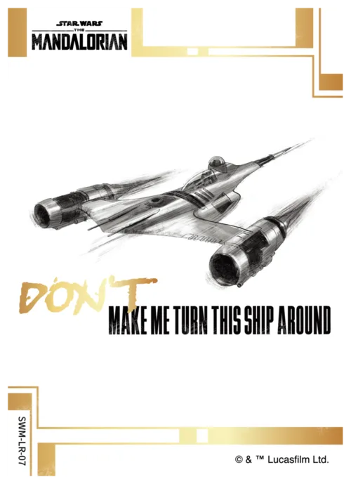 DON'T MAKE ME TURN THIS SHIP AROUND